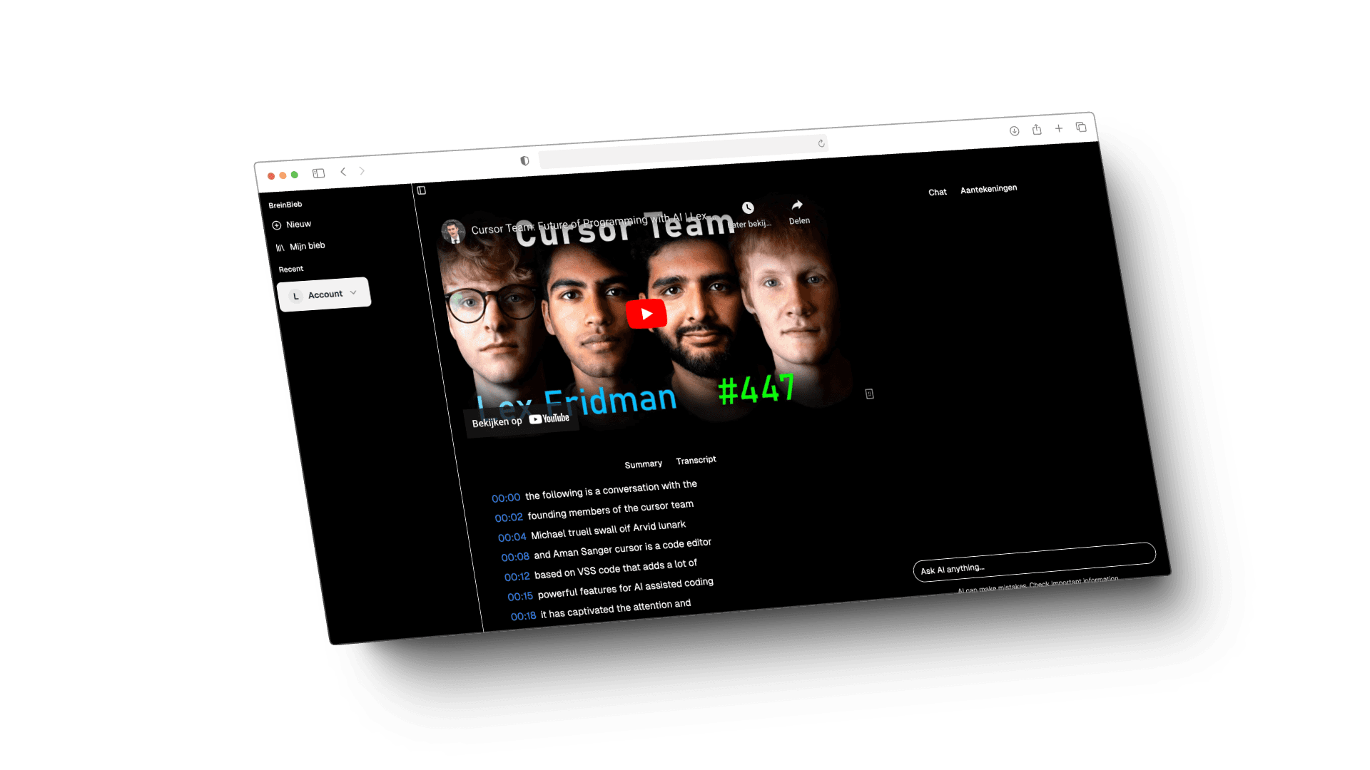 App screenshot